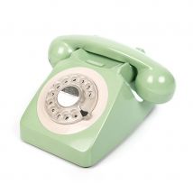 GPO 746 Retro Rotary Telephone - Mint Green