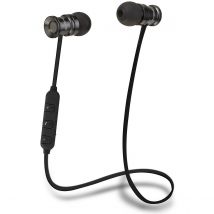 Grundig Groov-e Bullet Buds Wireless Metal Earphones with Remote and Mic - Silver