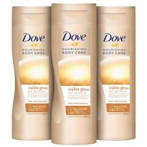 Dove 3x Nourishing Body Care Visible Glow Self Tan Lotion Fair - Medium Skin
