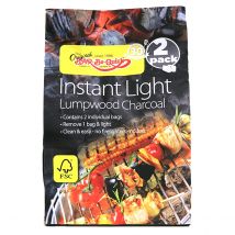 Bar-Be-Quick Instant Light Charcoal - 2pk