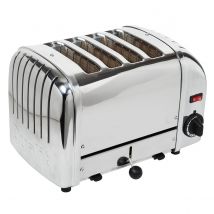 Dualit DA0040 4-Slice Classic 2200W Toaster - Polished Stainless Steel