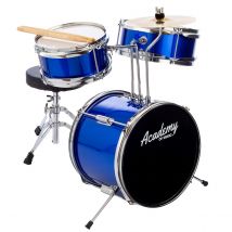 Academy Of Music Kids 3 Piece Drum Kit - Blue