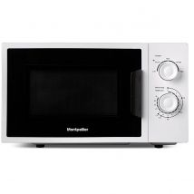 Montpellier MMW21W 700W 20L Freestanding Solo Microwave - White