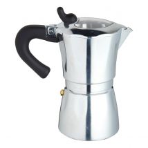 KitchenCraft World of Flavours 6 Cup Coffee Maker - Silver
