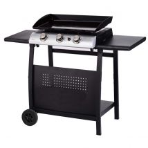 Callow Three Burner Gas Plancha with Stand