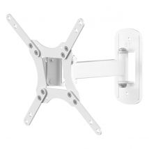 AVF Extendable Tilt and Turn Monitor Wall Mount for Screens up to 39 inch - White