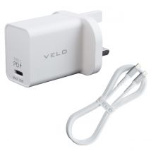 VELD 18W Super-Fast Type-C Wall Charger + 1m Lightning Cable