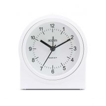 Acctim Archer Alarm Clock - White