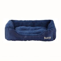 Bunty Deluxe Large Soft Dog Bed - Blue