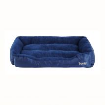 Bunty Deluxe X-Large Soft Dog Bed - Blue