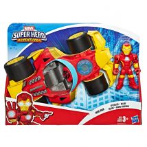 Marvel Superhero Adventures Iron Man Figure & Deluxe Vehicle