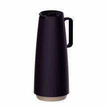 Tramontina Thermal Flask, Interior Glass Container, Black, 1.0l