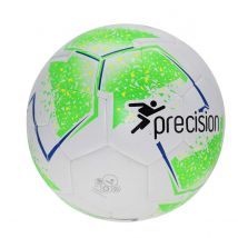 Precision Fusion Sala Futsal Ball (3, White/Fluo Green/Fluo Yellow/Blue)