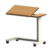 Nrs Healthcare Easylift Over Bed / Chair Table Beech Height Adjustable