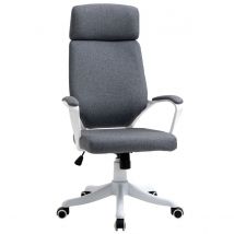 Vinsetto Swivel Office Chair w/ Back Support, Adj. Height