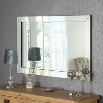 Yearn Mirrors Yearn Angled Edge Contemporary Wall Mirror 61 x 91.4Cms