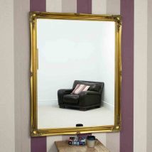 MirrorOutlet Hamilton Vintage Gold Antique Design Wide Wall Mirror 137 x 106cm