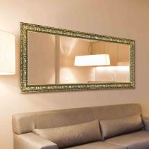 MirrorOutlet Lancaster Champagne Silver Large Ornate Leaner/Wall Hanging Mirror 169cm x 76cm