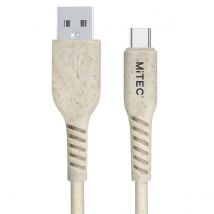 MiTEC Biodegradable USB-C to USB-A Cable - 1m