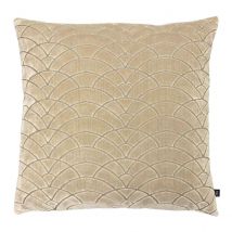 Ashley Wilde Dinaric Polyester Filled Cushion Viscose Polyester Gold/Mocha