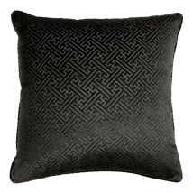 Paoletti Florence Polyester Filled Cushion Polyester Black