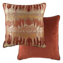 Evans Lichfield Inca Polyester Filled Cushion Polyester Terracotta
