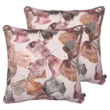 Prestigious Textiles Hanalei Twin Pack Polyester Filled Cushions Spice