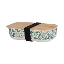 Typhoon Pure Green New Black Bamboo Lunch Box