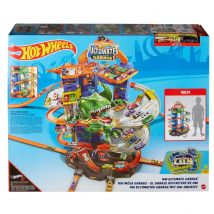 Hot Wheels City Robo T-rex Ultimate Garage With 2 Cars