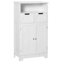 Kleankin Bathroom Storage Cabinet w/ Adjustable Shelf