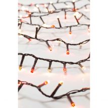 Festive 400 Firefly Lights - Red And Gold