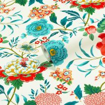 Furn&#46; Azalea Multicoloured Printed Floral Wallpaper