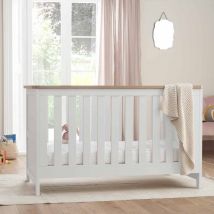 Tutti Bambini Verona Cot Bed White&#47;Oak