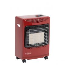 Lifestyle Appliances Mini Radiant Heater Red Indoor Heater
