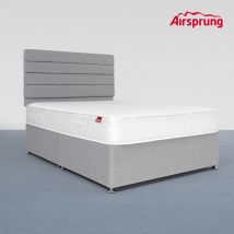 Airsprung Small Double Hybrid Mattress With Silver Divan