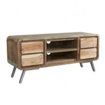 IH Design Retro Metal &#38; Wood TV Cabinet