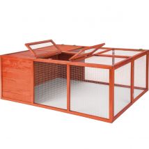 Tectake Rabbit Run with Covered Section