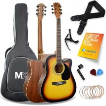3rd Avenue MX Cutaway Electro Acoustic Guitar Pack - Sunburst