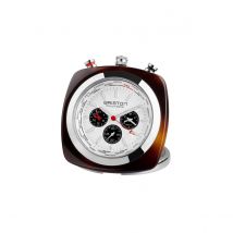 Briston Clubmaster Travel Alarm Clock - Tort Acetate&#47;White Dial
