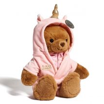 FAO Schwarz Toy Plush Bear In Robe Unicorn - 9&#46;5 Inch