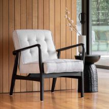 Gallery Direct Dijon Armchair Natural Weave 690x760x800mm