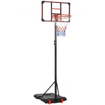Sportnow Kids Adjustable Basketball Hoop and Stand with Wheels 1&#46;8-2m