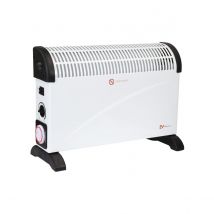 Emtronics 2kW Convector Heater With Adjustable Thermostat And Timer