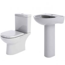 Nuie Lawton Toilet &#38; Basin Pedestal White