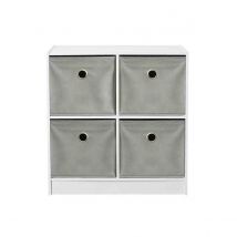 Lloyd Pascal 4 Cube With 4 X Grey Storage Boxes