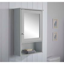 Lloyd Pascal Colne Mirror Cabinet - Grey