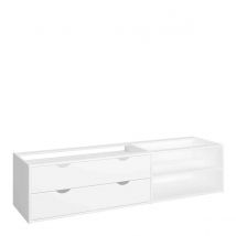 Steens For Kids Under Bed Drawer Section 2 Drawers Pure White