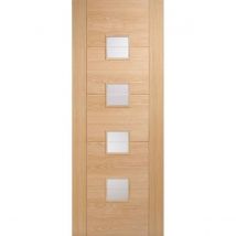 LPD Doors Vancouver 4L Small Pre-finished Oak Doors 826 X 2040