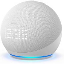 Echo Dot Smart Speaker With Clock &#40;5Th Generation&#41; White