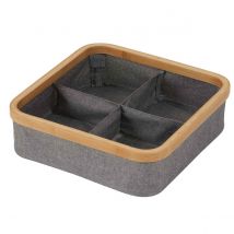 Showerdrape Cotswold Storage Tray With 4 Compartments